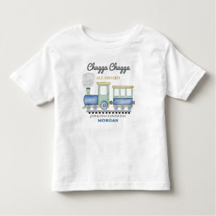 T-shirt Pour Les Tous Petits Garçon n'a pas d'âge Anniversaire Train bleu Chugg