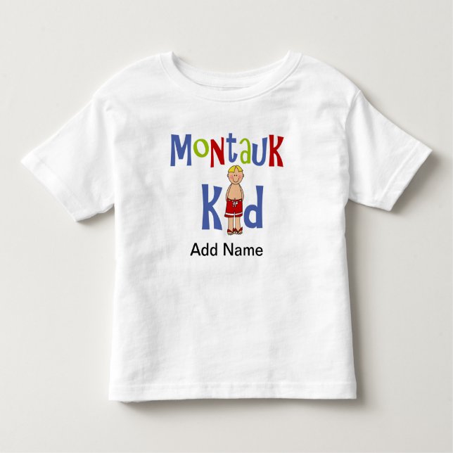 T-shirt Pour Les Tous Petits Garçons Montauk Enfants (Devant)