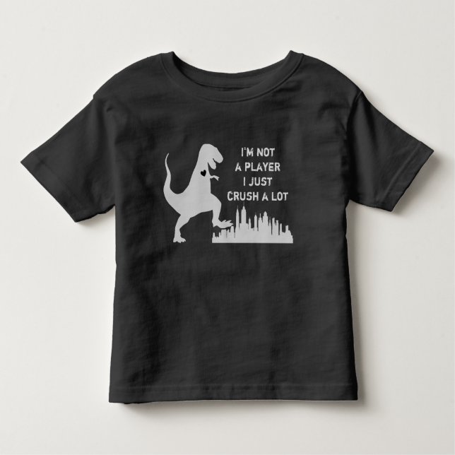 T-shirt Pour Les Tous Petits Garçons Valentines Chemise de Jour - Je me presse  (Devant)