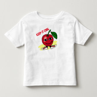 T-shirt Pour Les Tous Petits garder la pomme cool