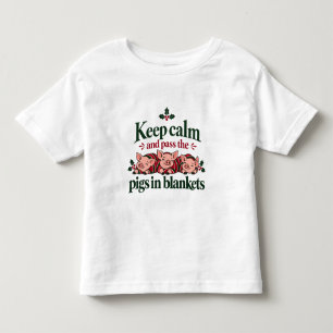 T-shirt Pour Les Tous Petits Gardez votre calme et passez les cochons dans les