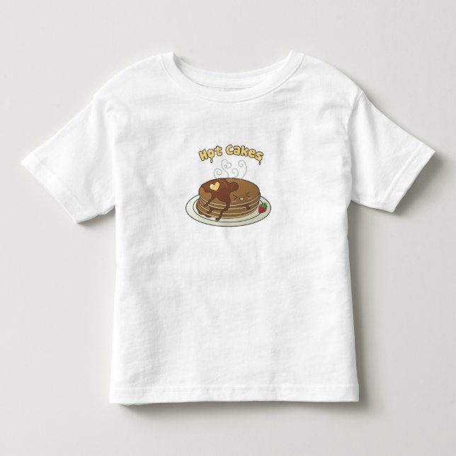 T-shirt Pour Les Tous Petits Gâteaux chauds (Devant)