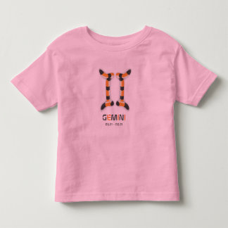 T-shirt Pour Les Tous Petits "Gémeaux dans le style du tigre".