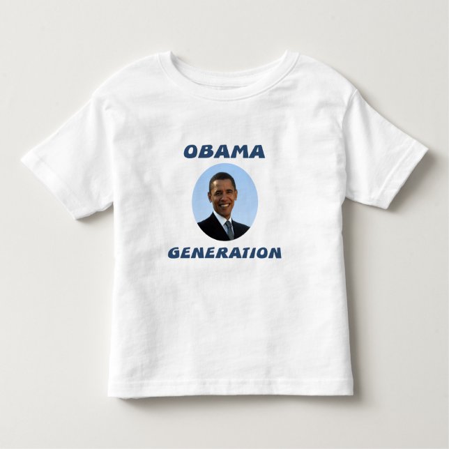 T-shirt Pour Les Tous Petits Génération d'Obama - enfant en bas âge (Devant)