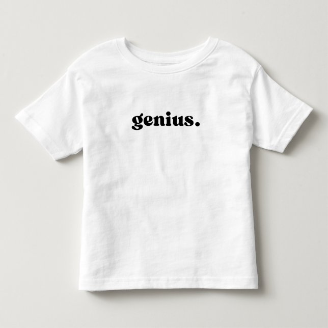 T-shirt Pour Les Tous Petits Génie (Devant)