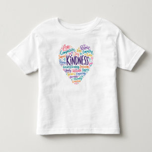 T-shirt Pour Les Tous Petits Gentillesse compassion empathie et respect