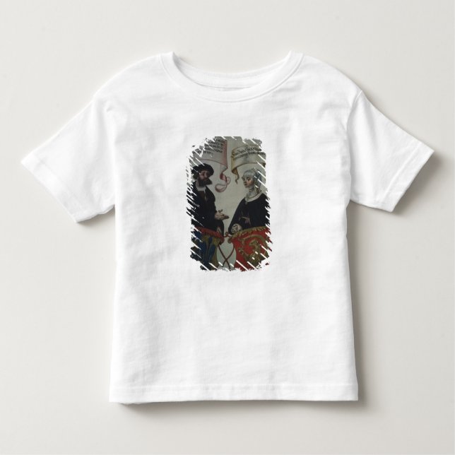 T-shirt Pour Les Tous Petits Georg Fugger son épouse Regina Imhoff, 'Geheim (Devant)