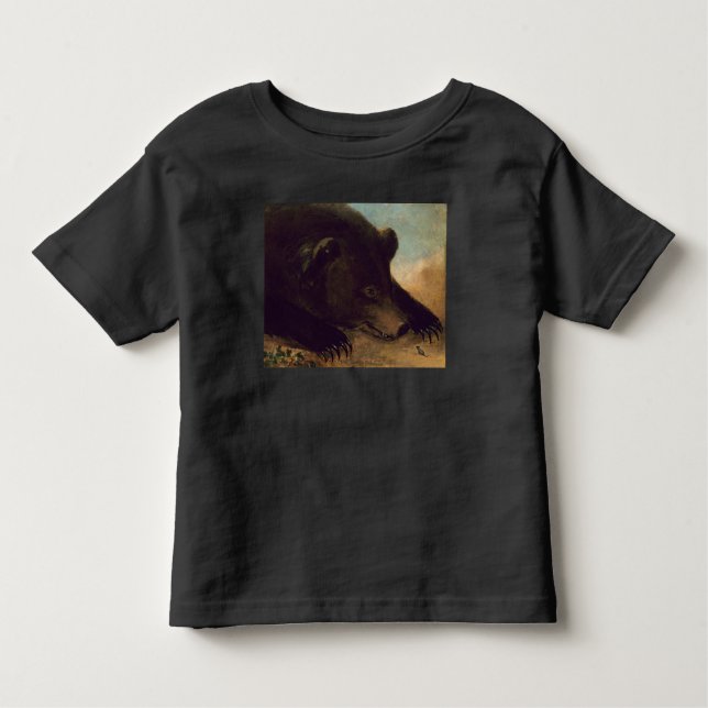 T-shirt Pour Les Tous Petits George Catlin - Ours et souris grizzly (Devant)