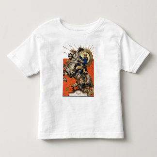 T-shirt Pour Les Tous Petits George Washington à cheval