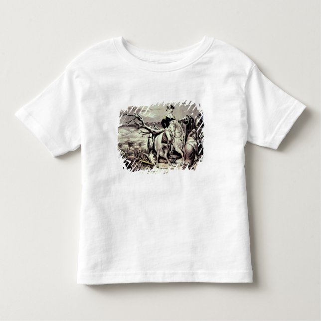 T-shirt Pour Les Tous Petits George Washington croisant le Delaware (Devant)