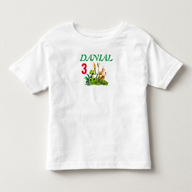 T-shirt Pour Les Tous Petits Gigantosaurus Giganto & 4 Dinos Enfants. Gigantosa (Devant)