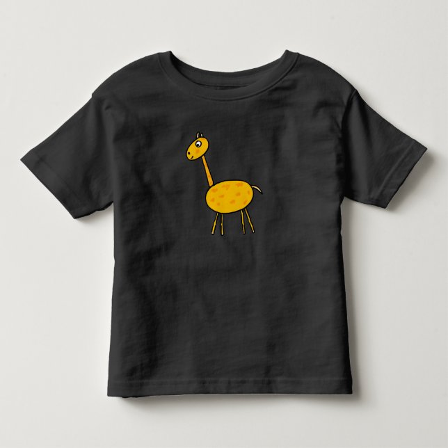 T-shirt Pour Les Tous Petits Giraffe (Devant)