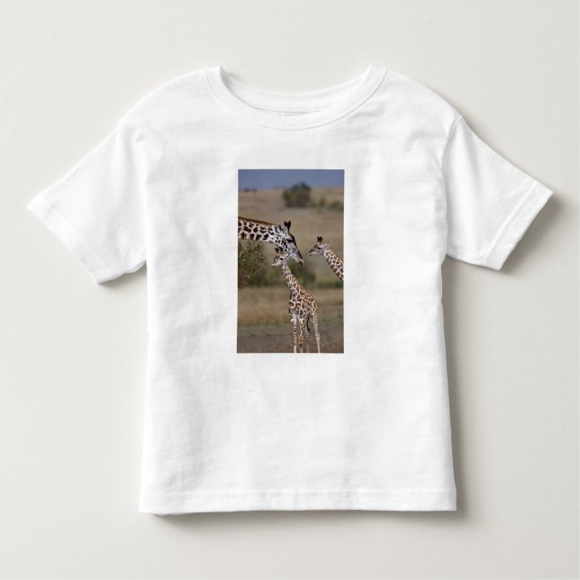 T-shirt Pour Les Tous Petits Giraffe Masaï (Giraffe Tippelskirchi) (Devant)