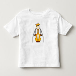T-shirt Pour Les Tous Petits Giraffe Swing