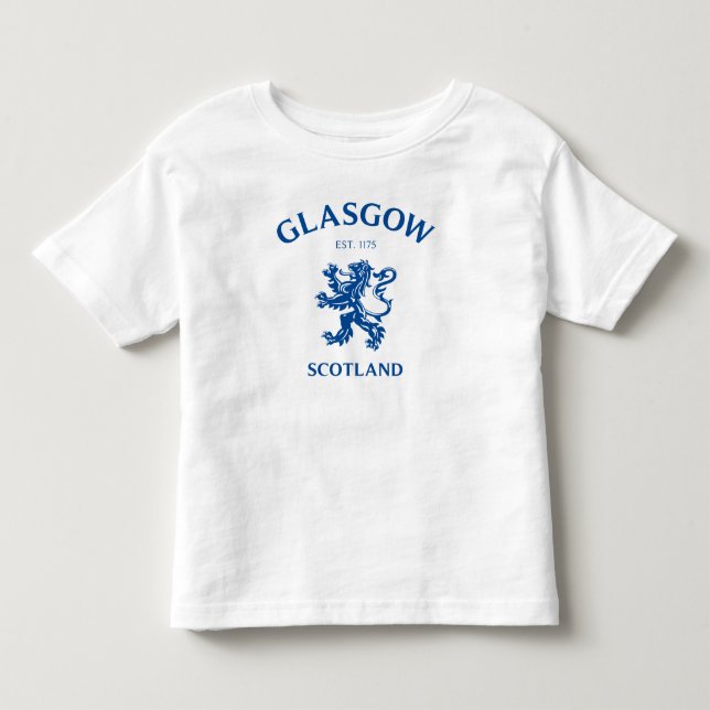 T-SHIRT POUR LES TOUS PETITS GLASGOW, ÉCOSSE (Devant)