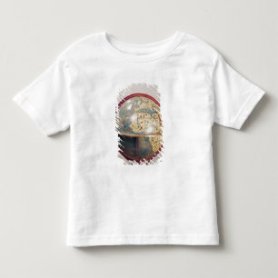T-shirt Pour Les Tous Petits Globe terrestre, montrant l'Océan Indien