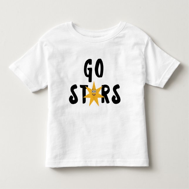 T-shirt Pour Les Tous Petits Go Stars Kids Tee (Devant)