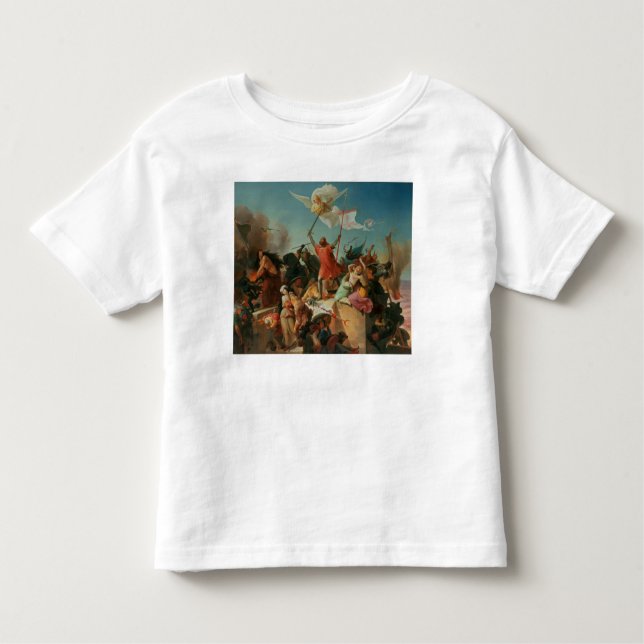 T-shirt Pour Les Tous Petits Godfrey de Bouillon, croisé français (Devant)