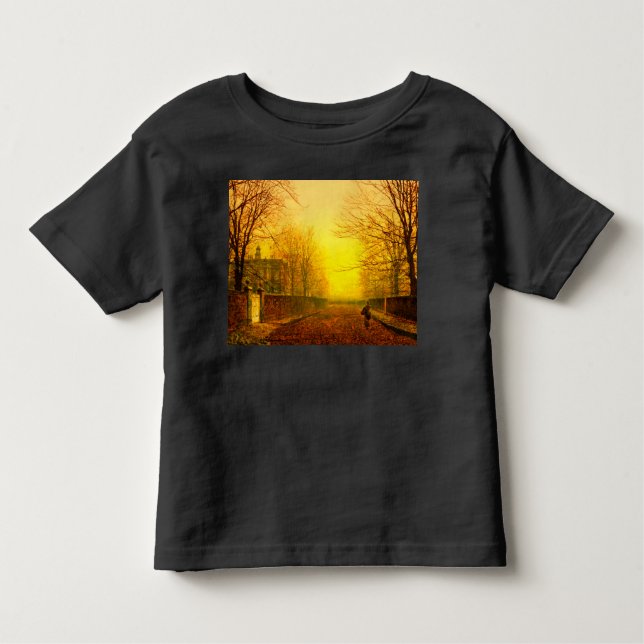 T-shirt Pour Les Tous Petits Golden Autumn John Atkinson Grimshaw (Devant)