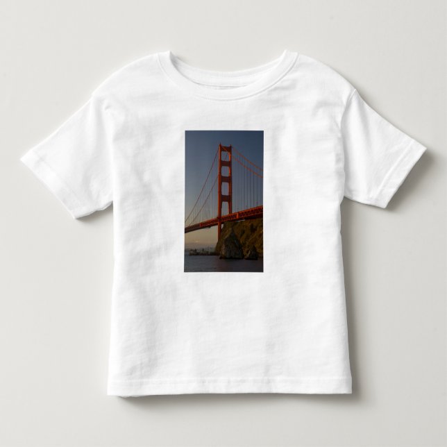 T-shirt Pour Les Tous Petits Golden Gate Bridge et San Francisco (Devant)
