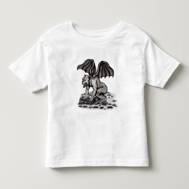 T-shirt Pour Les Tous Petits Golem Gargoyle (Devant)