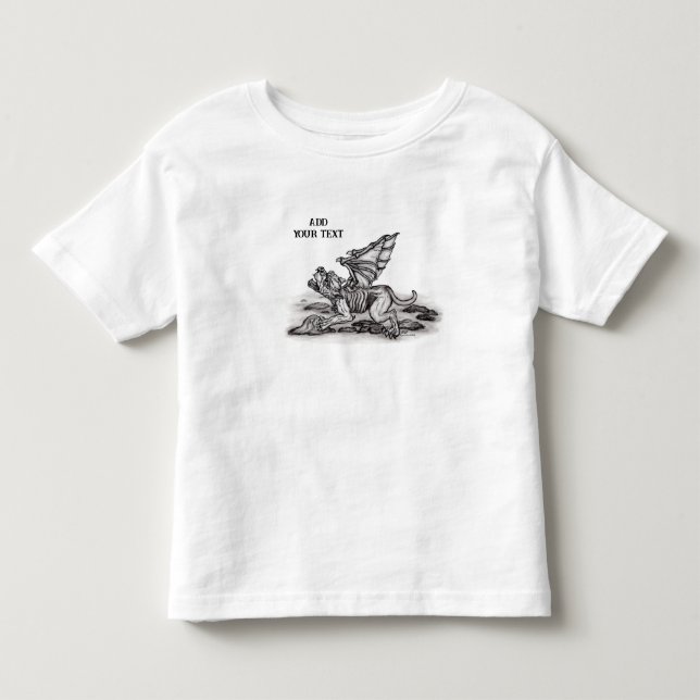 T-shirt Pour Les Tous Petits Golem Gargoyle (Devant)