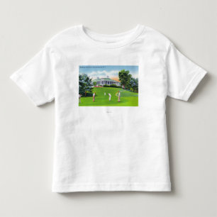 T-shirt Pour Les Tous Petits Golfeurs sur la scène de terrain de golf de