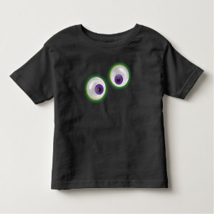 T-shirt Pour Les Tous Petits Goofon Cartoon Ghost Eyeballs Eyes Halloween
