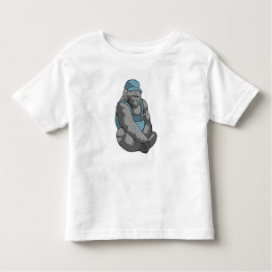 T-shirt Pour Les Tous Petits Gorilla comme artisan avec clé