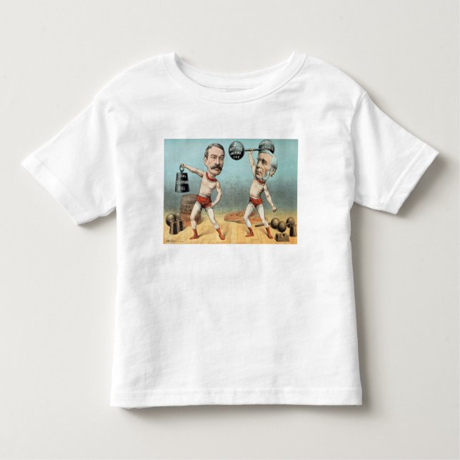 T-shirt Pour Les Tous Petits Goschen et Ritchie, le poids de champion (Devant)