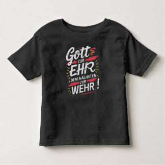 T-shirt Pour Les Tous Petits Gott zur Ehr dem Nächsten zur Wehr - Feuerwehr