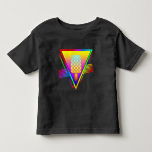 T-shirt Pour Les Tous Petits Goutte de glace rétro élégante d'été