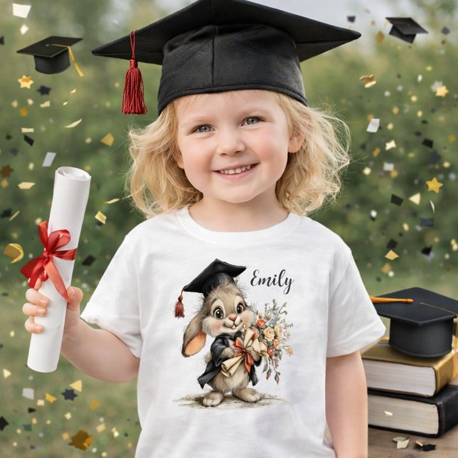 T-shirt Pour Les Tous Petits Graduation Bunny  (Créateur téléchargé)