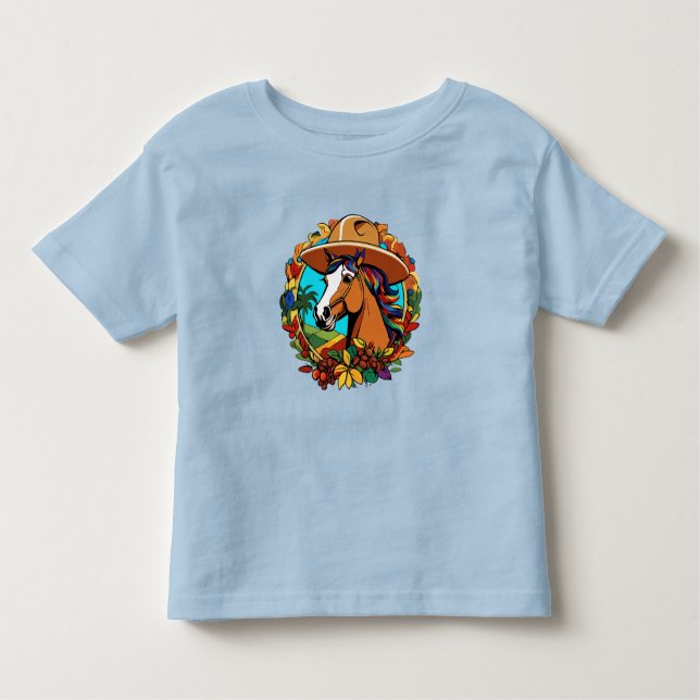 T-shirt Pour Les Tous Petits Graines de café colombiennes (Devant)