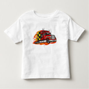 T-shirt Pour Les Tous Petits Grand camion d'installation