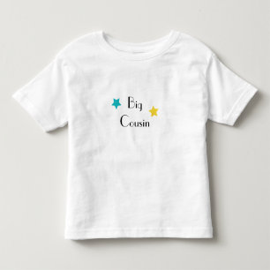 T-shirt Pour Les Tous Petits Grand Cousin avec des Étoiles