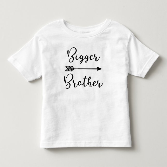 T-shirt Pour Les Tous Petits Grand Frère ~ Conceptions de Frère Flèche (Devant)