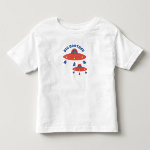 T-shirt Pour Les Tous Petits Grand frère Tee - Thème UFO