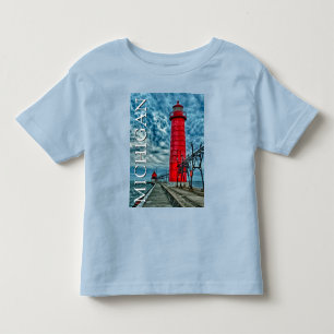T-shirt Pour Les Tous Petits Grand Haven Lighthouse   Michigan