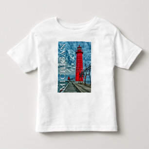 T-shirt Pour Les Tous Petits Grand Haven Lighthouse   Michigan