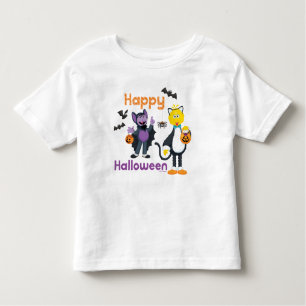 T-shirt Pour Les Tous Petits Grand oiseau et nombre   Joyeux Halloween