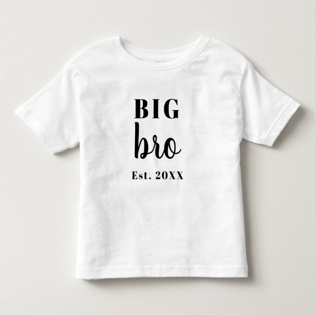 T-shirt Pour Les Tous Petits Grande Année de Frère (Devant)