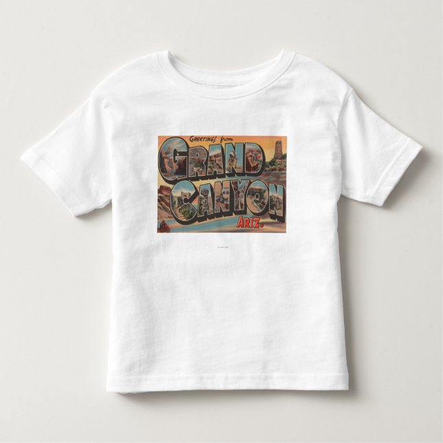 T-shirt Pour Les Tous Petits Grande lettre ScenesArizona de l'Arizona (Devant)