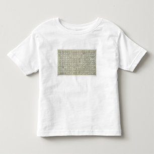 T-shirt Pour Les Tous Petits Grande plaque avec l'écriture idéographique du T