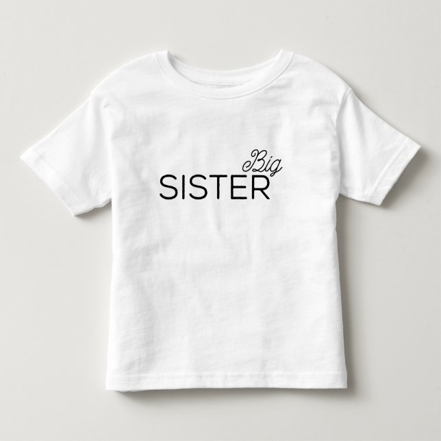 T-shirt Pour Les Tous Petits Grande soeur (Devant)