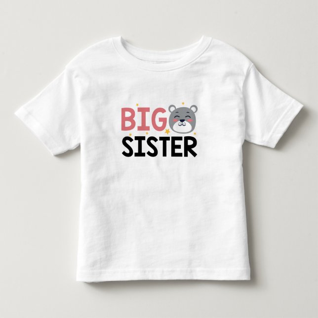 T-shirt Pour Les Tous Petits Grande Sœur (Devant)