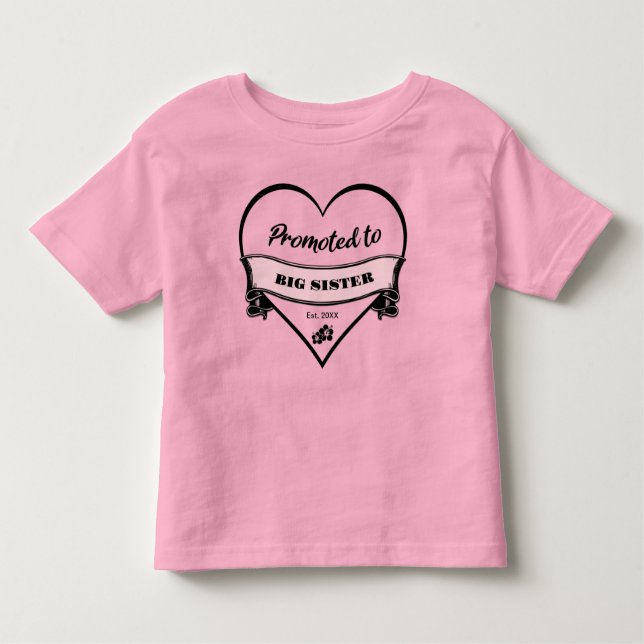 T-shirt Pour Les Tous Petits Grande soeur (Devant)