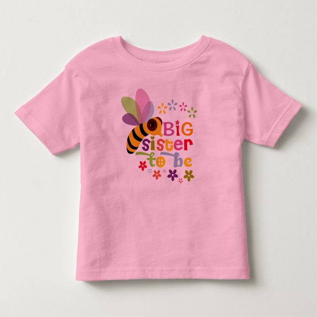 T-shirt Pour Les Tous Petits Grande Soeur à être Toddler Bodysuit (Devant)