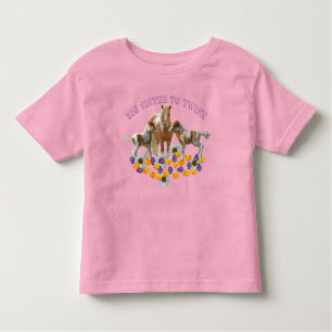 T-SHIRT POUR LES TOUS PETITS GRANDE SOEUR AUX JUMEAUX