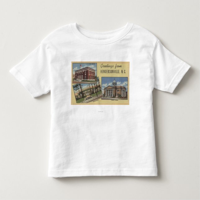T-shirt Pour Les Tous Petits Grandes scènes de lettre - Hendersonville, OR (Devant)